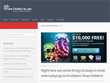 Tablet Screenshot of newcasinoforyou.com